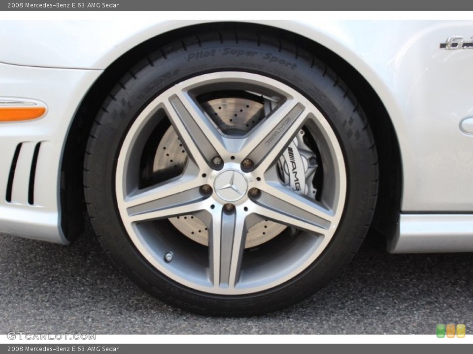 2008 Mercedes-Benz E 63 AMG Sedan Wheel and Tire Photo #66341546