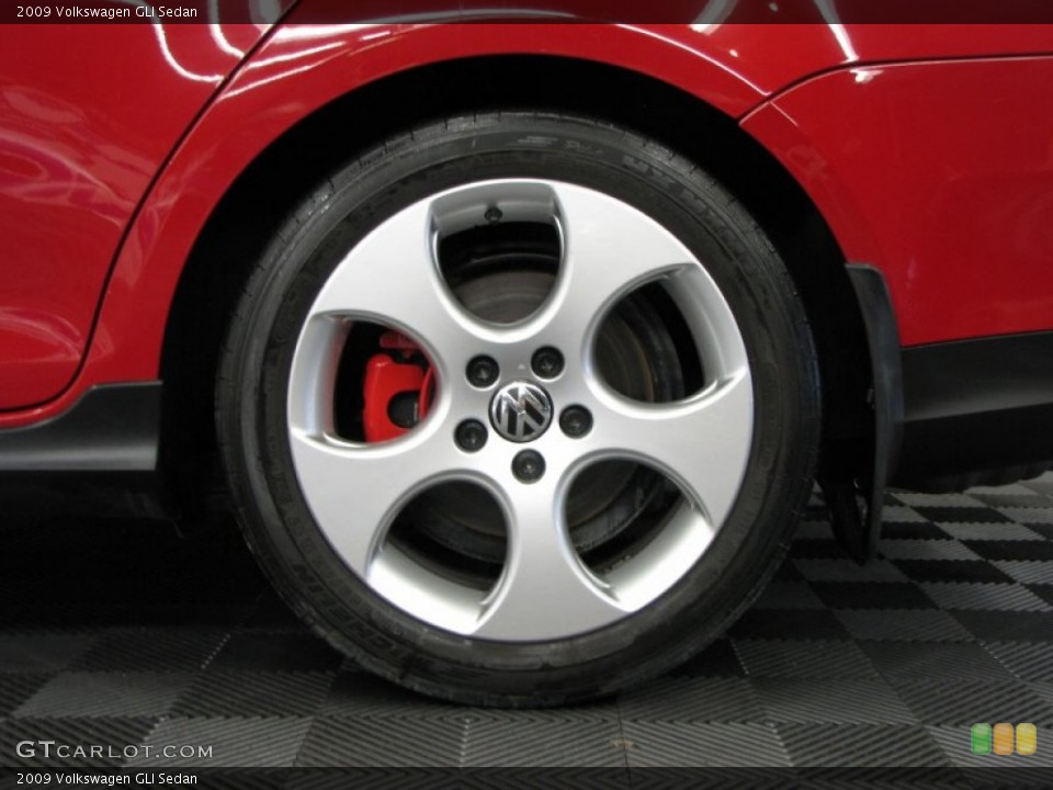2009 Volkswagen GLI Sedan Wheel and Tire Photo #66344960