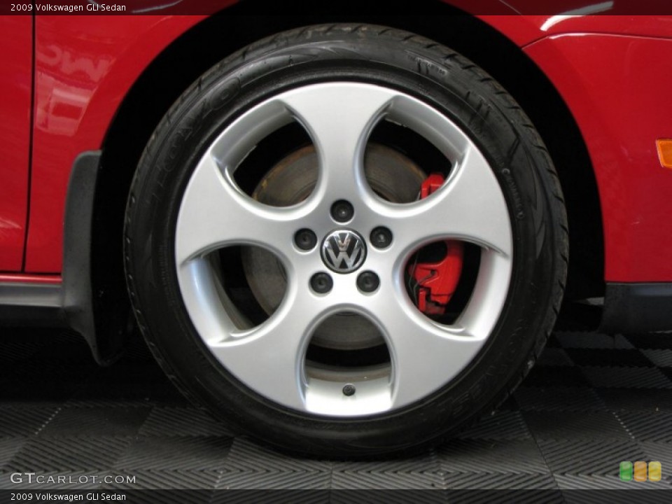 2009 Volkswagen GLI Sedan Wheel and Tire Photo #66344978