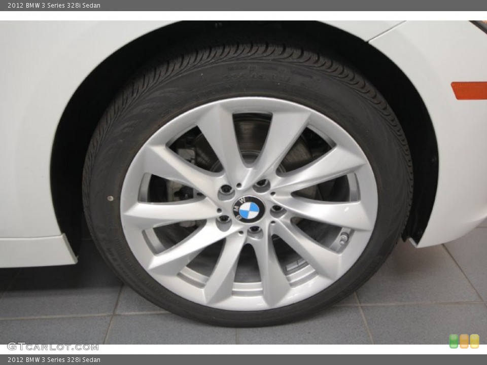 2012 BMW 3 Series 328i Sedan Wheel and Tire Photo #66353840