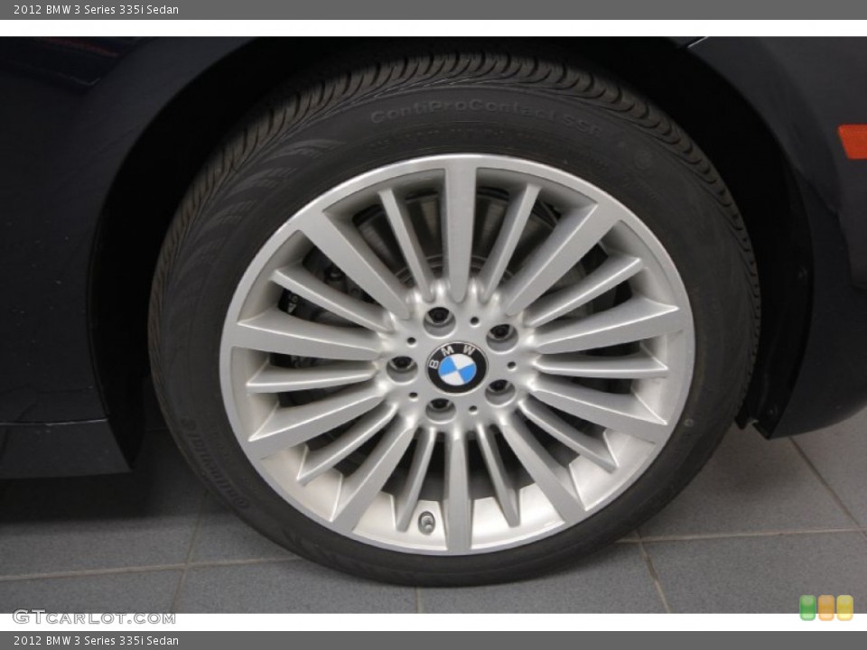 2012 BMW 3 Series 335i Sedan Wheel and Tire Photo #66354143