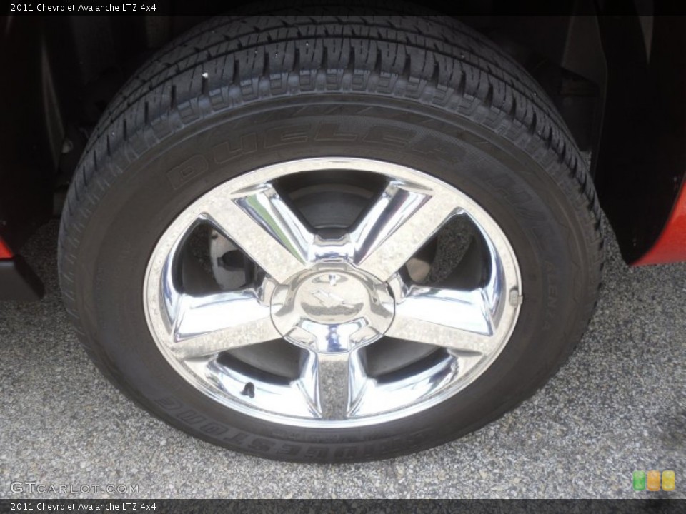 2011 Chevrolet Avalanche LTZ 4x4 Wheel and Tire Photo #66360833