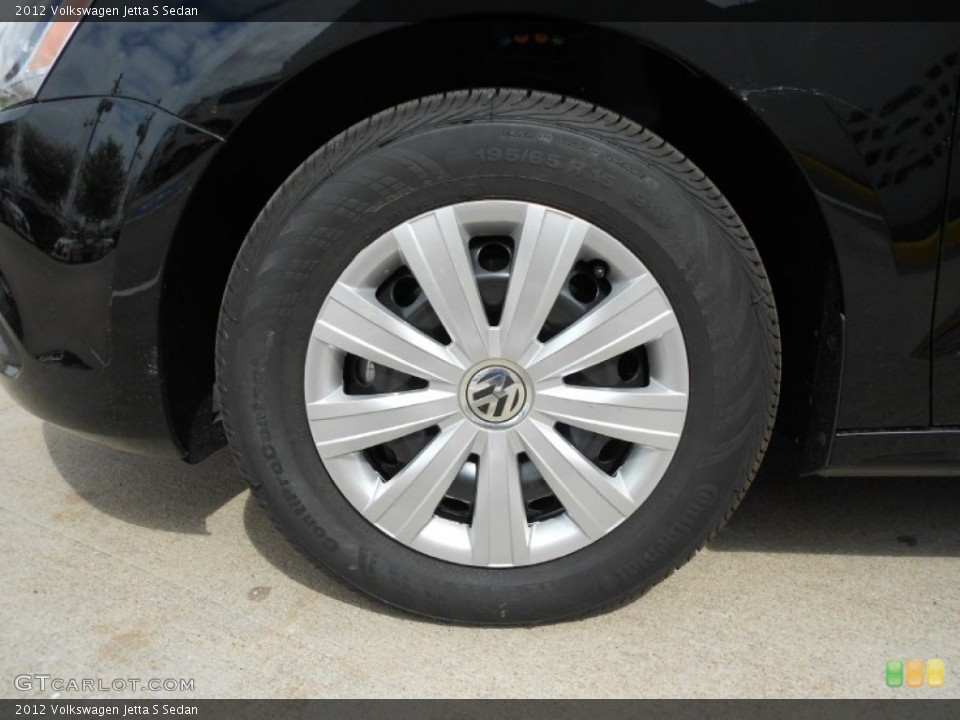 2012 Volkswagen Jetta S Sedan Wheel and Tire Photo #66368882