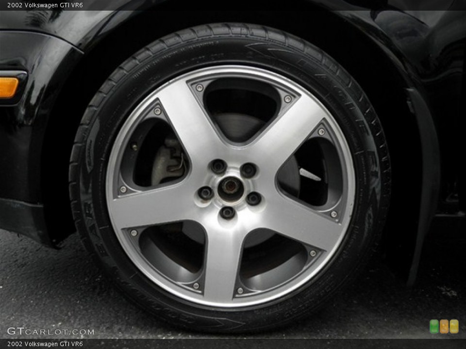 2002 Volkswagen GTI VR6 Wheel and Tire Photo #66377069