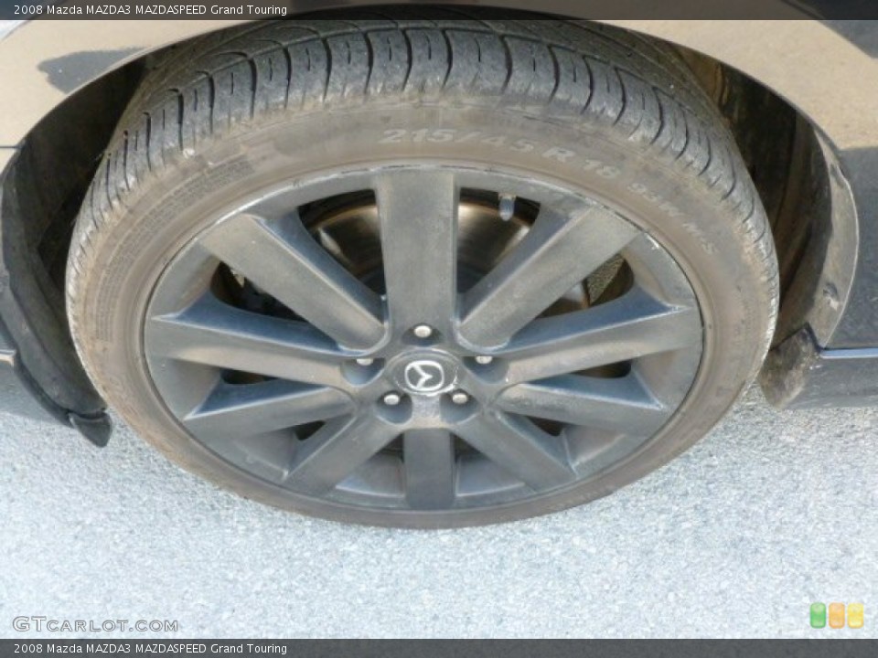 2008 Mazda MAZDA3 MAZDASPEED Grand Touring Wheel and Tire Photo #66382946