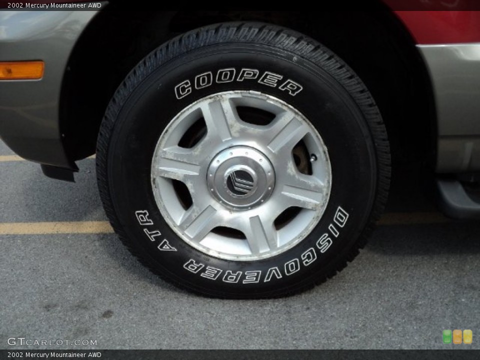 2002 Mercury Mountaineer AWD Wheel and Tire Photo #66391484