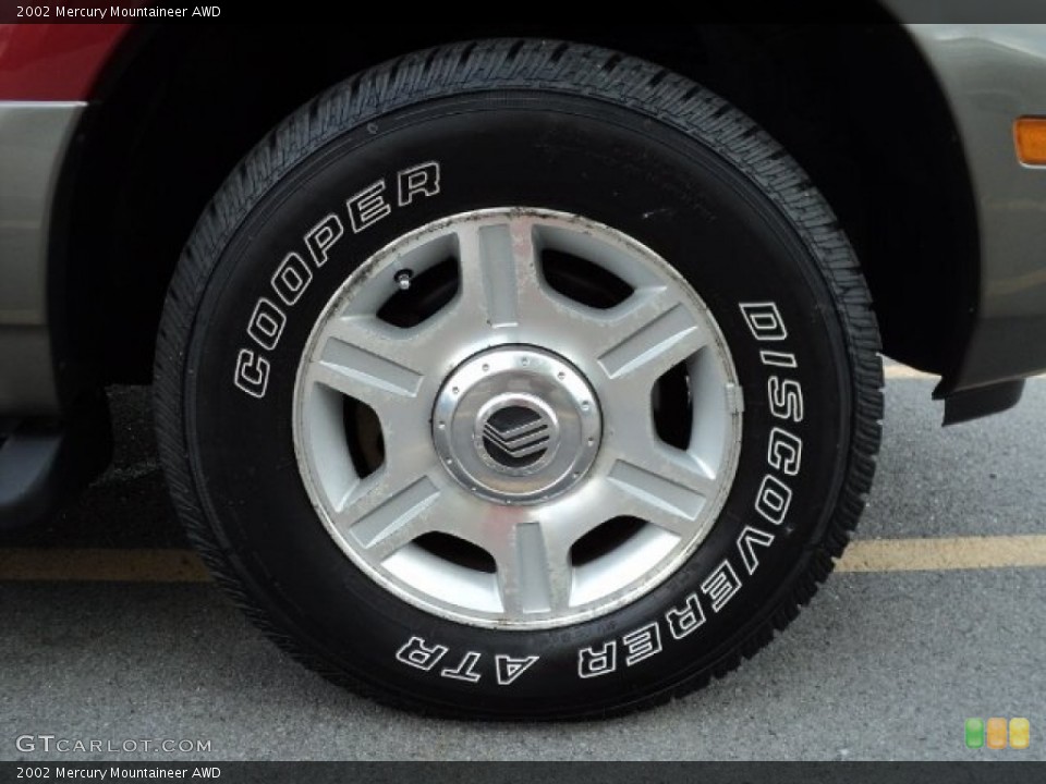 2002 Mercury Mountaineer AWD Wheel and Tire Photo #66391502