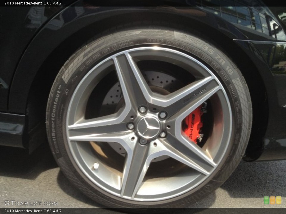 2010 Mercedes-Benz C 63 AMG Wheel and Tire Photo #66391973