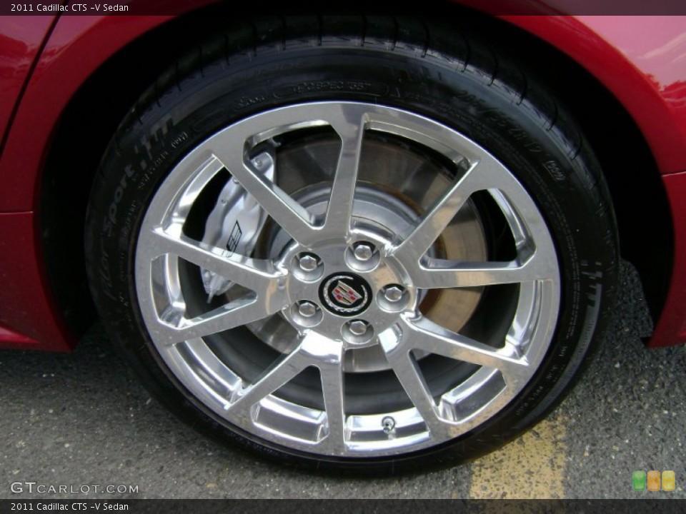 2011 Cadillac CTS -V Sedan Wheel and Tire Photo #66395147