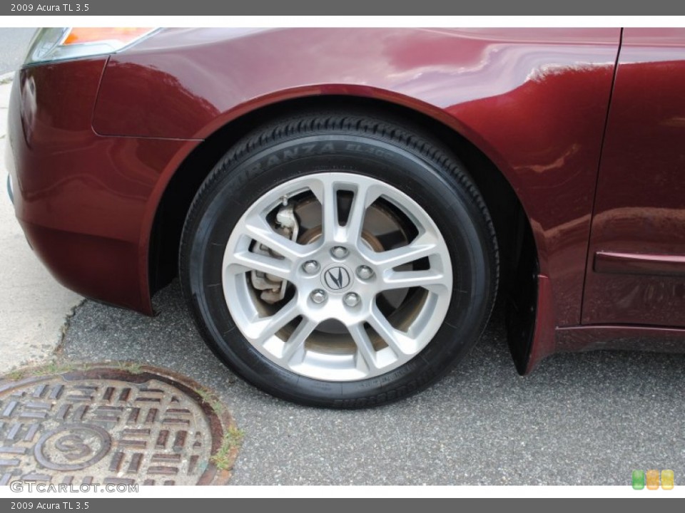 2009 Acura TL 3.5 Wheel and Tire Photo #66399878