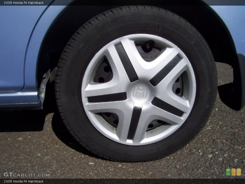2008 Honda Fit Hatchback Wheel and Tire Photo #66404300