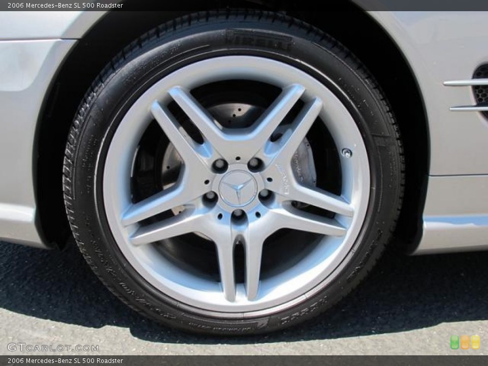 2006 Mercedes-Benz SL 500 Roadster Wheel and Tire Photo #66404684