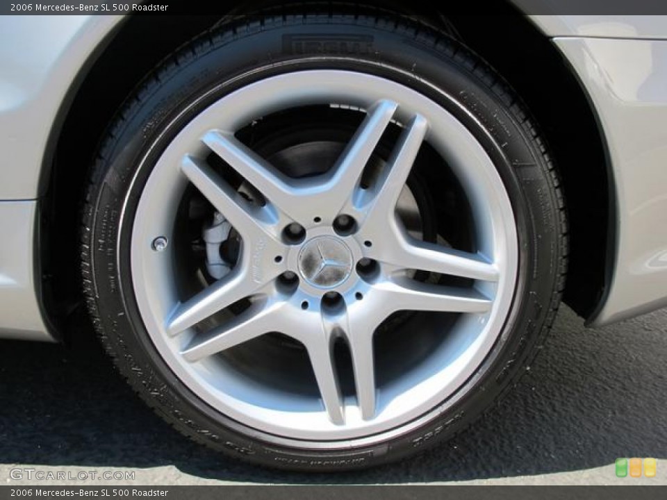 2006 Mercedes-Benz SL 500 Roadster Wheel and Tire Photo #66404692
