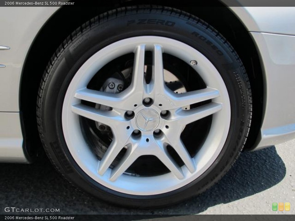 2006 Mercedes-Benz SL 500 Roadster Wheel and Tire Photo #66404705
