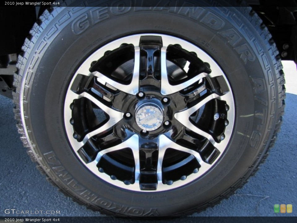 2010 Jeep Wrangler Custom Wheel and Tire Photo #66408936