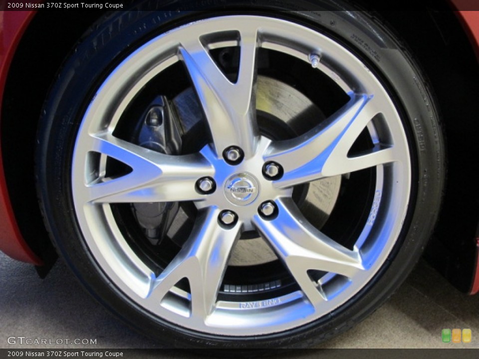 2009 Nissan 370Z Sport Touring Coupe Wheel and Tire Photo #66410398