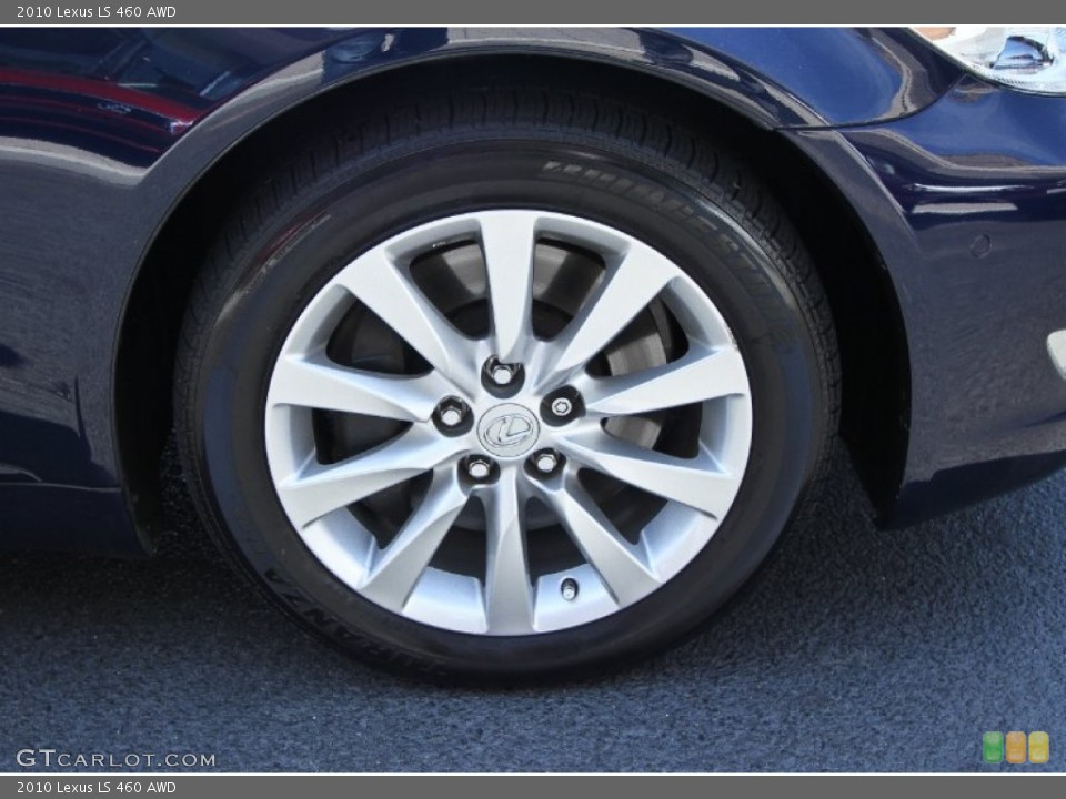 2010 Lexus LS 460 AWD Wheel and Tire Photo #66415894