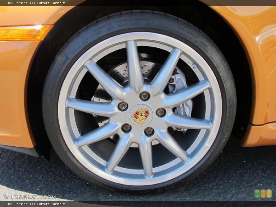 2009 Porsche 911 Carrera Cabriolet Wheel and Tire Photo #66423064