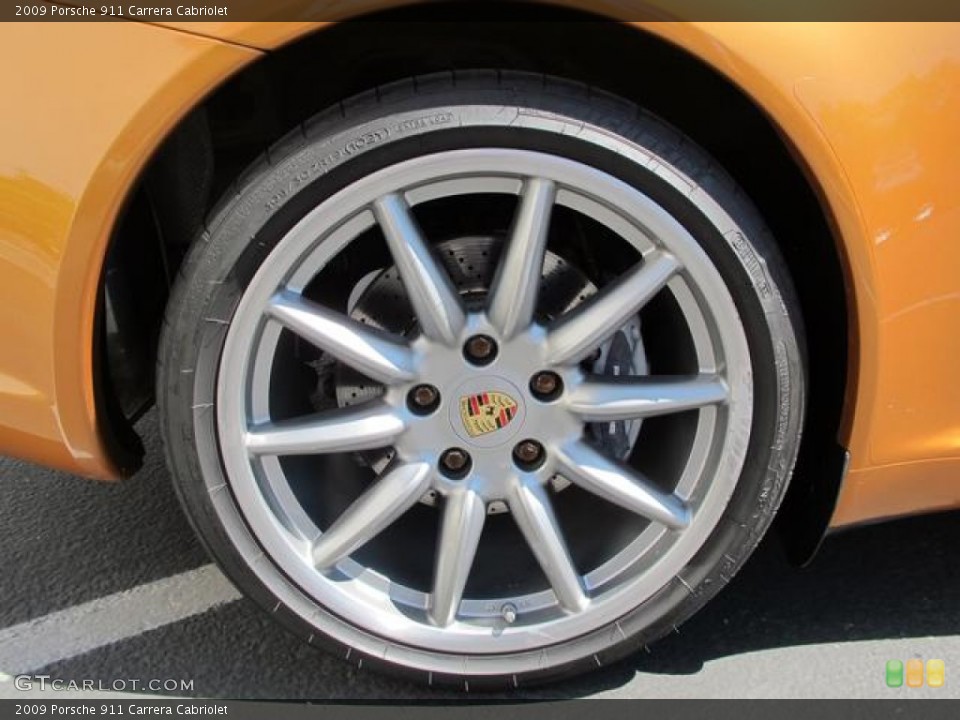 2009 Porsche 911 Carrera Cabriolet Wheel and Tire Photo #66423076