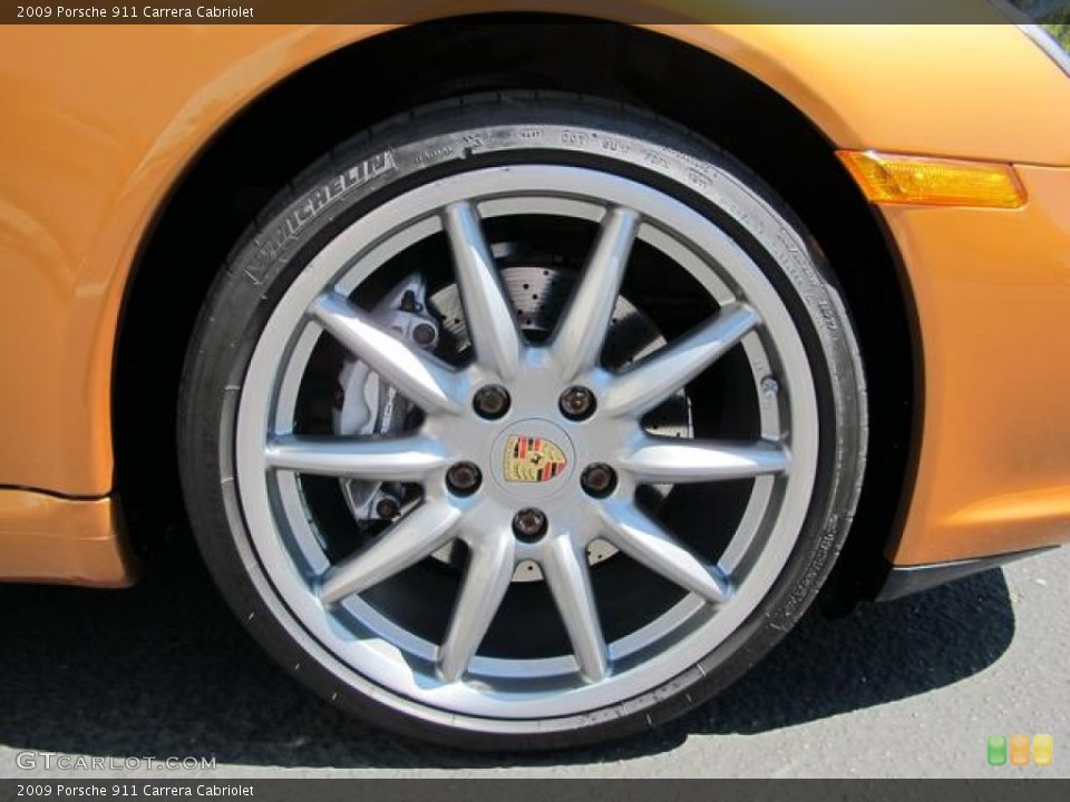 2009 Porsche 911 Carrera Cabriolet Wheel and Tire Photo #66423082