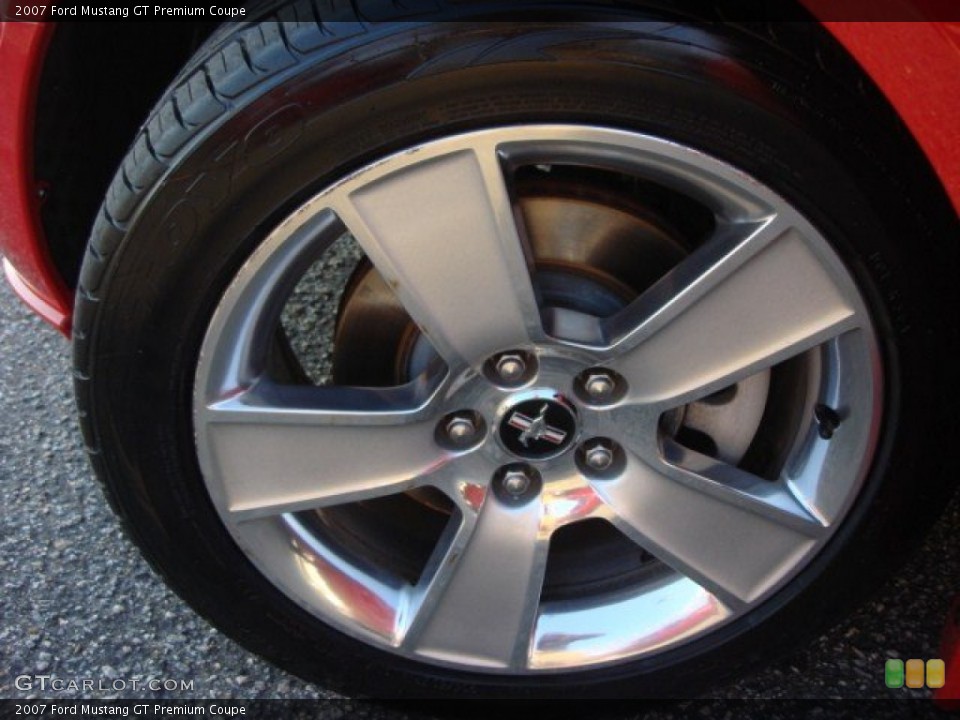 2007 Ford Mustang GT Premium Coupe Wheel and Tire Photo #66425782