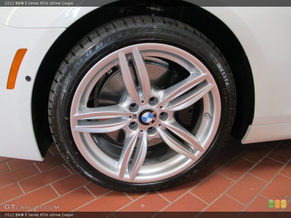2012 BMW 6 Series 650i xDrive Coupe Wheel and Tire Photo #66426213