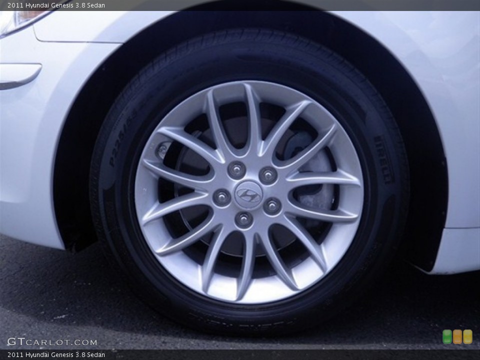 2011 Hyundai Genesis 3.8 Sedan Wheel and Tire Photo #66433589