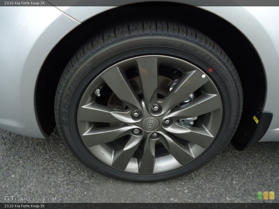 2010 Kia Forte Koup SX Wheel and Tire Photo #66438984