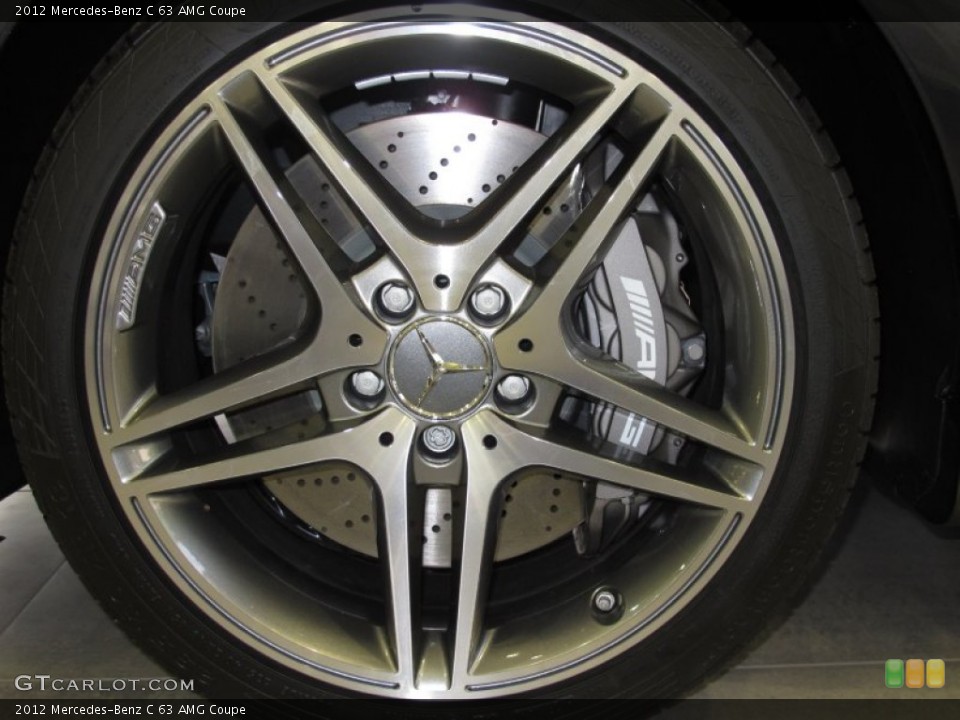 2012 Mercedes-Benz C 63 AMG Coupe Wheel and Tire Photo #66440853