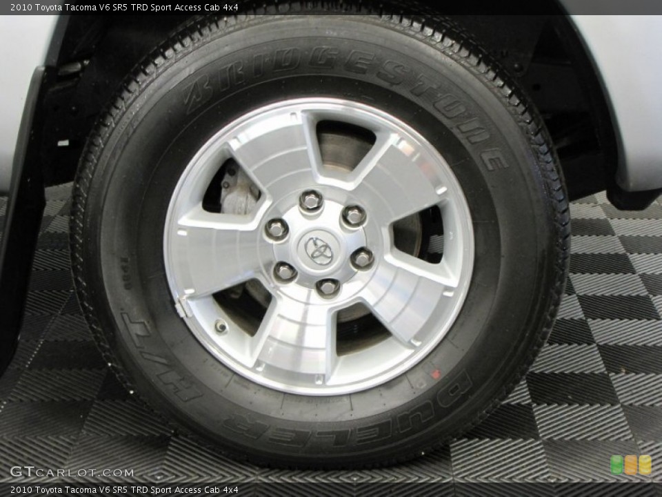 2010 Toyota Tacoma V6 SR5 TRD Sport Access Cab 4x4 Wheel and Tire Photo #66443340