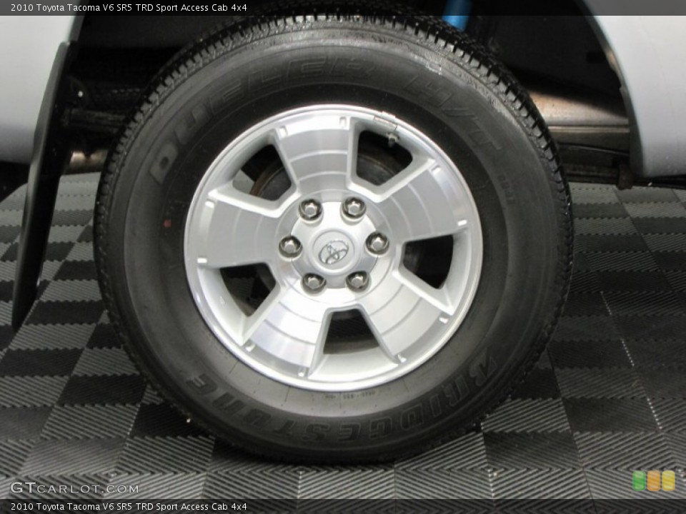 2010 Toyota Tacoma V6 SR5 TRD Sport Access Cab 4x4 Wheel and Tire Photo #66443346