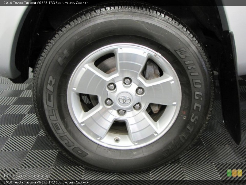 2010 Toyota Tacoma V6 SR5 TRD Sport Access Cab 4x4 Wheel and Tire Photo #66443355