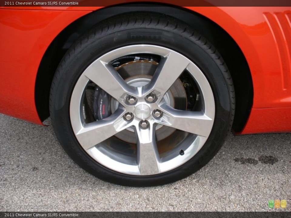 2011 Chevrolet Camaro SS/RS Convertible Wheel and Tire Photo #66444705