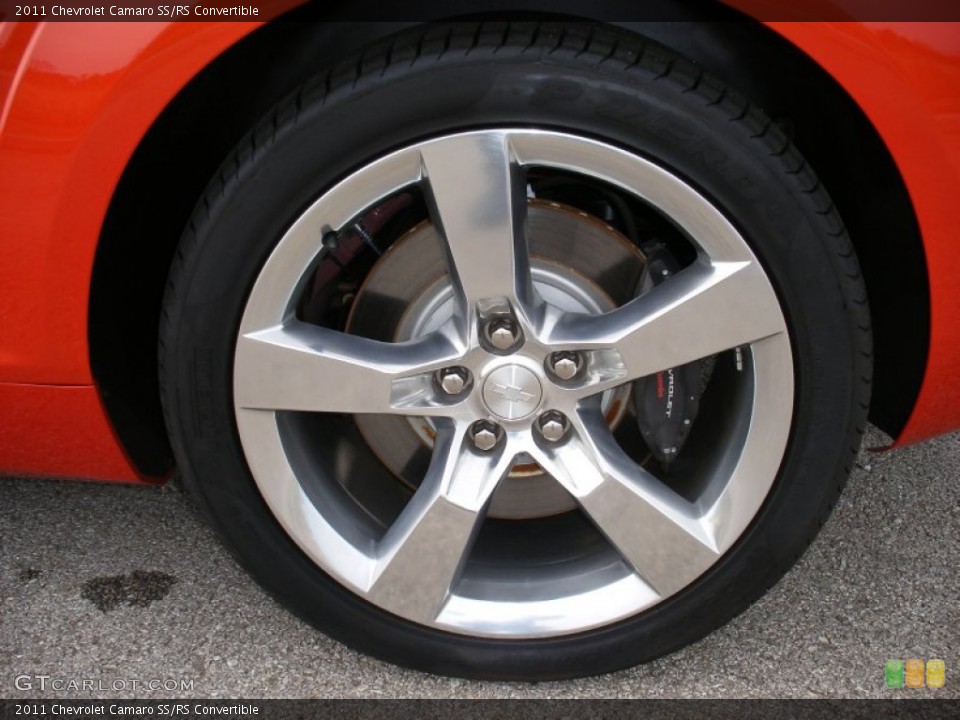 2011 Chevrolet Camaro SS/RS Convertible Wheel and Tire Photo #66444714