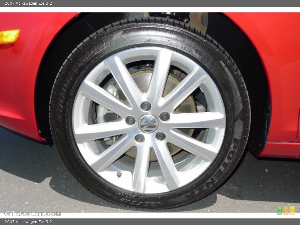 2007 Volkswagen Eos 3.2 Wheel and Tire Photo #66445491