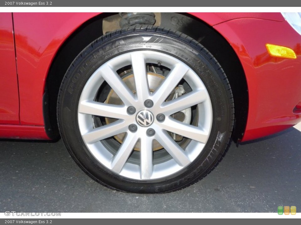 2007 Volkswagen Eos 3.2 Wheel and Tire Photo #66445500