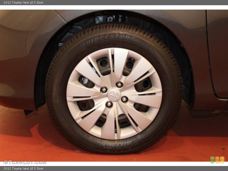 2012 Toyota Yaris LE 5 Door Wheel and Tire Photo #66450636
