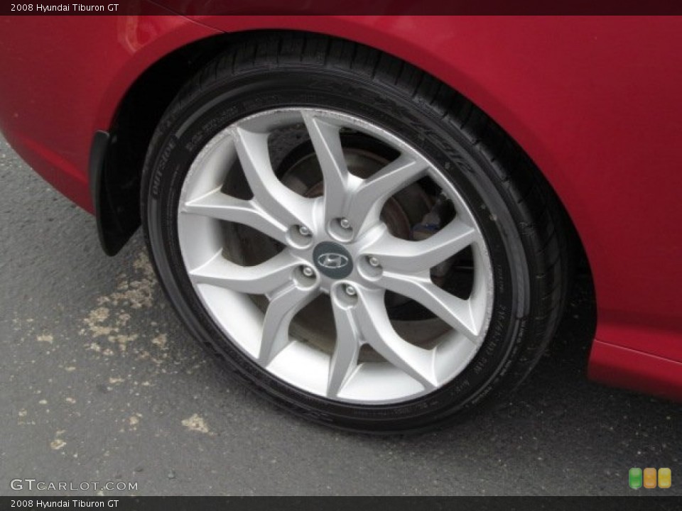 2008 Hyundai Tiburon GT Wheel and Tire Photo #66452598