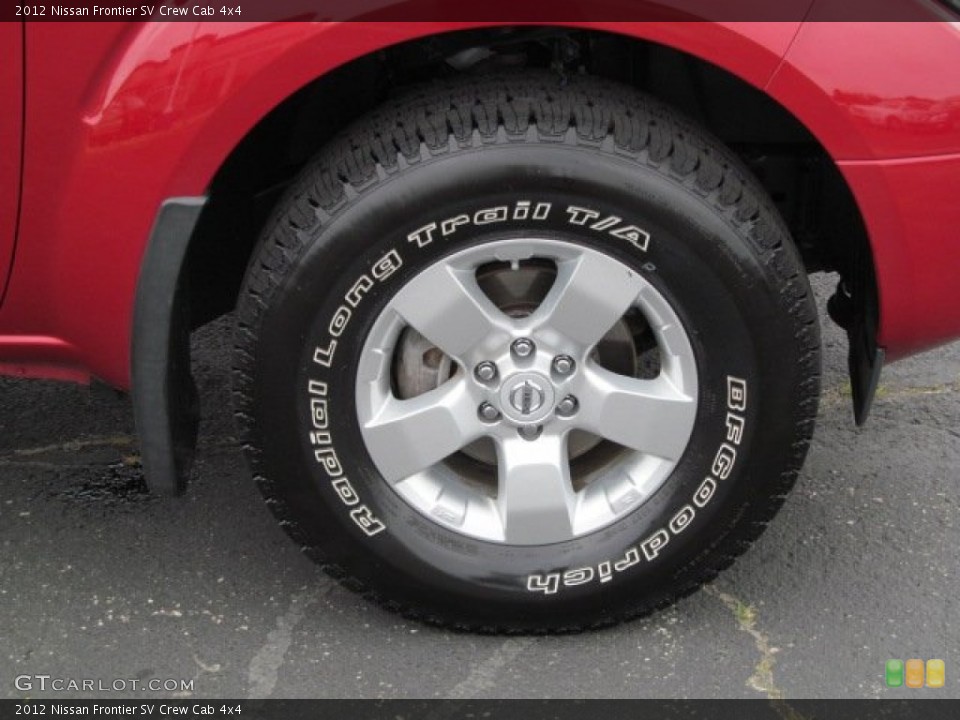 2012 Nissan Frontier SV Crew Cab 4x4 Wheel and Tire Photo #66452823