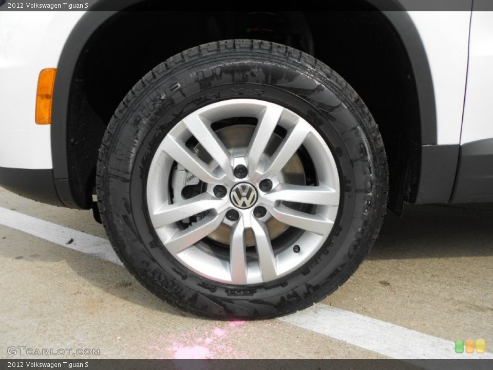 2012 Volkswagen Tiguan S Wheel and Tire Photo #66455915