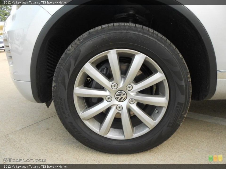 2012 Volkswagen Touareg TDI Sport 4XMotion Wheel and Tire Photo #66456939