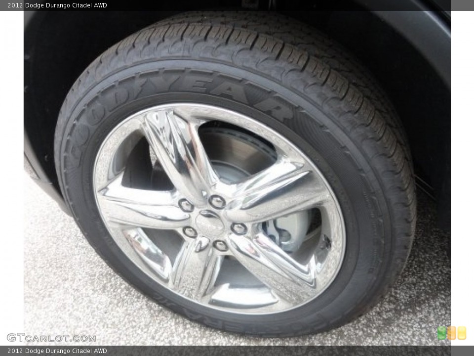 2012 Dodge Durango Citadel AWD Wheel and Tire Photo #66472940