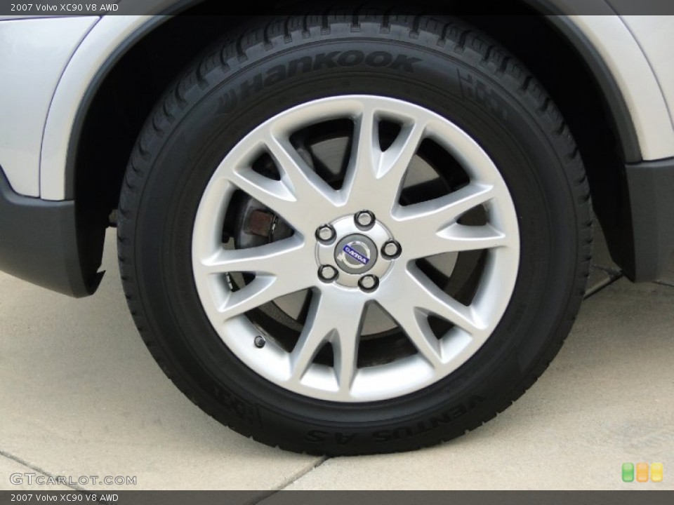2007 Volvo XC90 V8 AWD Wheel and Tire Photo #66478790
