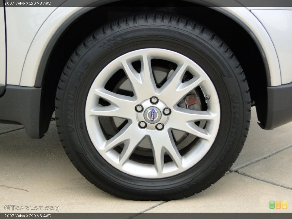 2007 Volvo XC90 V8 AWD Wheel and Tire Photo #66478793