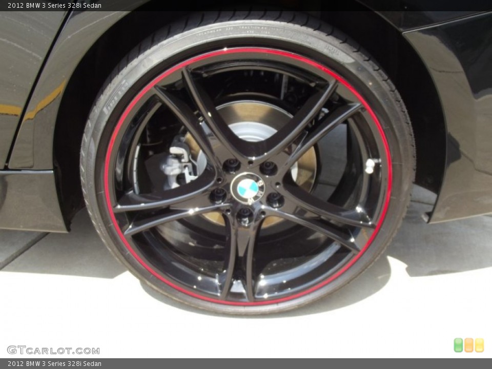 2012 BMW 3 Series 328i Sedan Wheel and Tire Photo #66483669