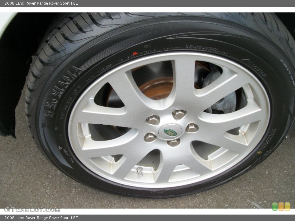 2008 Land Rover Range Rover Sport HSE Wheel and Tire Photo #66491769