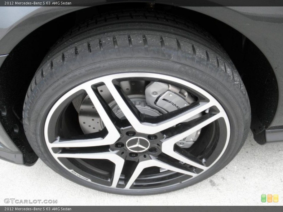 2012 Mercedes-Benz S 63 AMG Sedan Wheel and Tire Photo #66498225