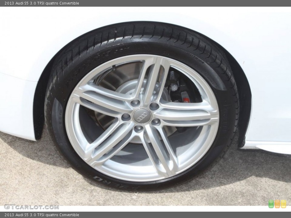 2013 Audi S5 3.0 TFSI quattro Convertible Wheel and Tire Photo #66499452
