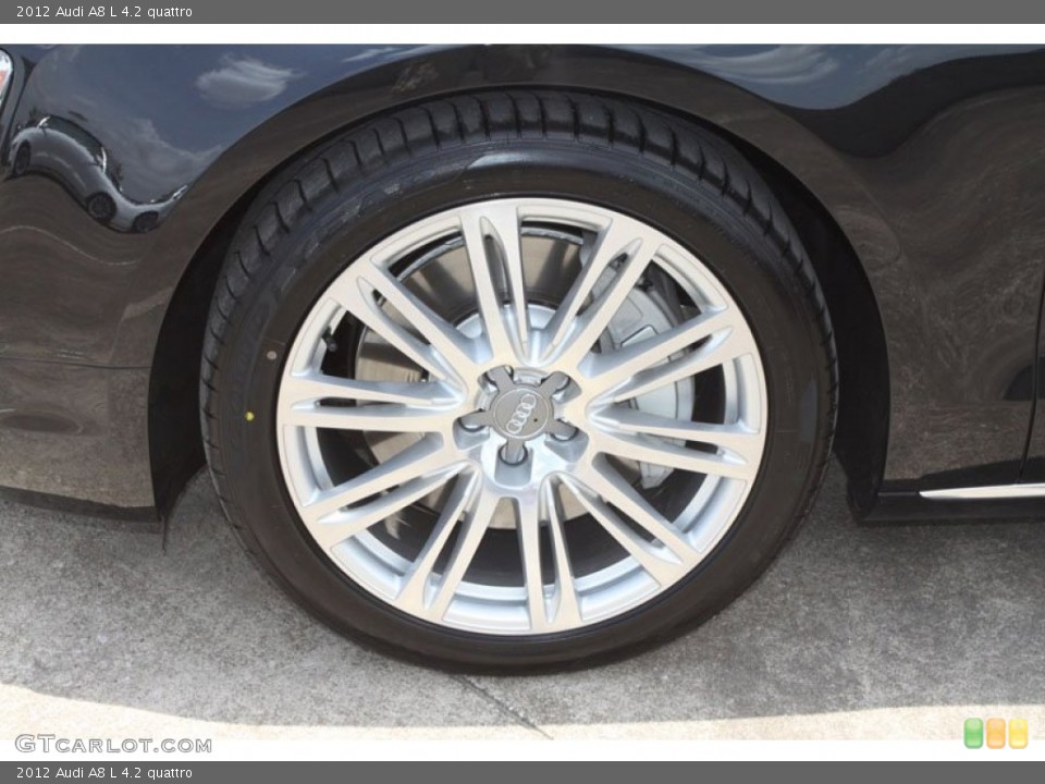 2012 Audi A8 L 4.2 quattro Wheel and Tire Photo #66500109