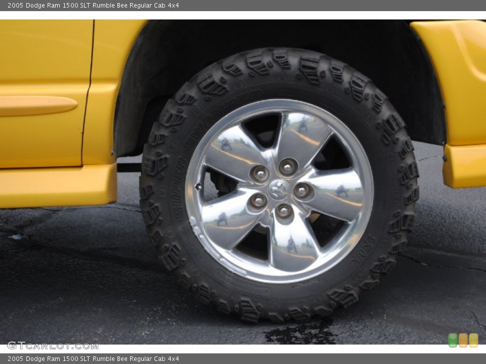 2005 Dodge Ram 1500 SLT Rumble Bee Regular Cab 4x4 Wheel and Tire Photo #66500115